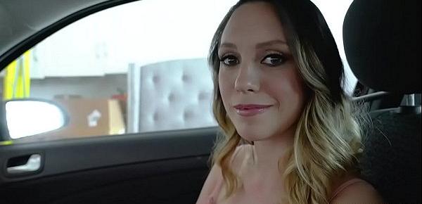  Jade Nile slobbers and suck her steprothers dick